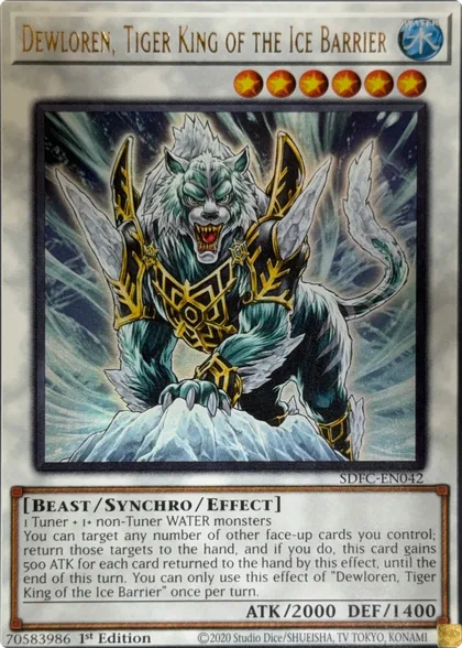 Dewloren, Tiger King of the Ice Barrier front