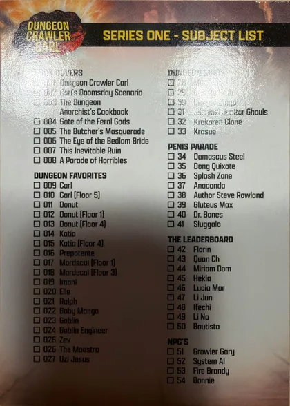front of card