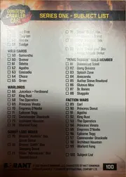 Subject List back
