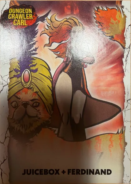 front of card