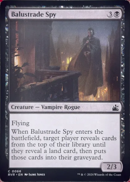 front of card