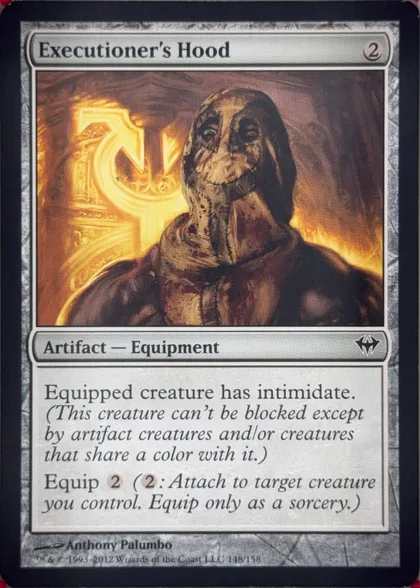 front of card