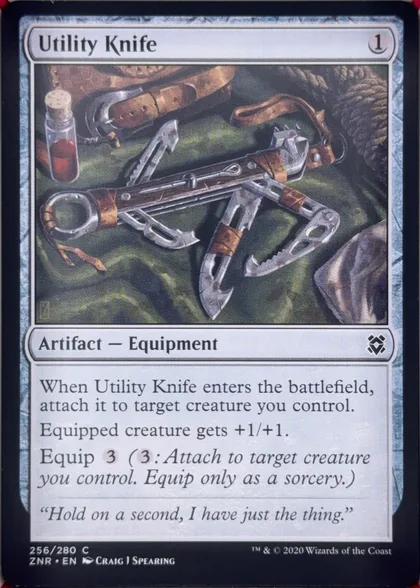 front of card