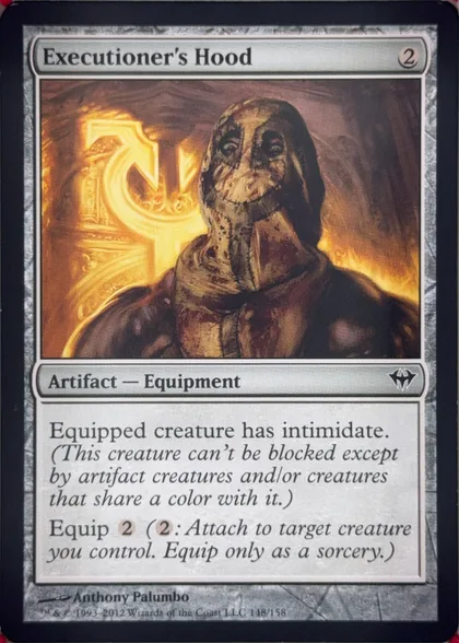 front of card