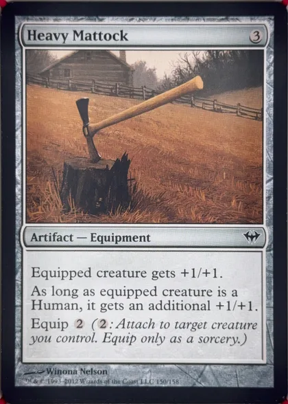 front of card