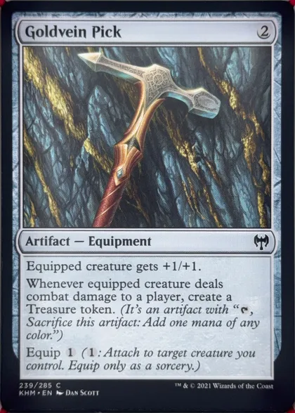 front of card