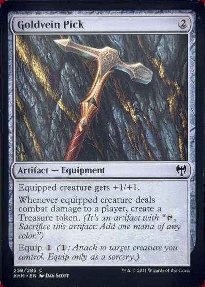 front of card