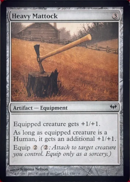 front of card