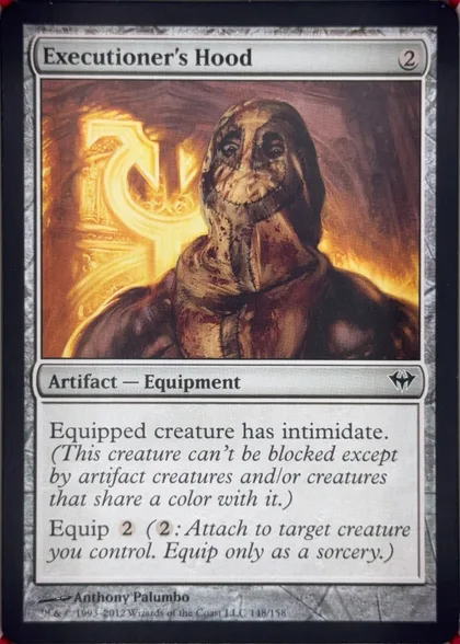 front of card