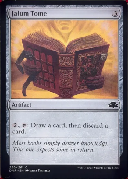 front of card