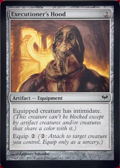 front of card