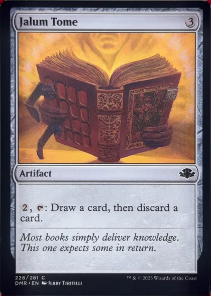 front of card