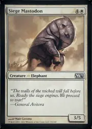 Siege Mastodon front