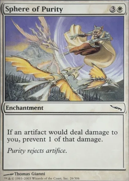 front of card