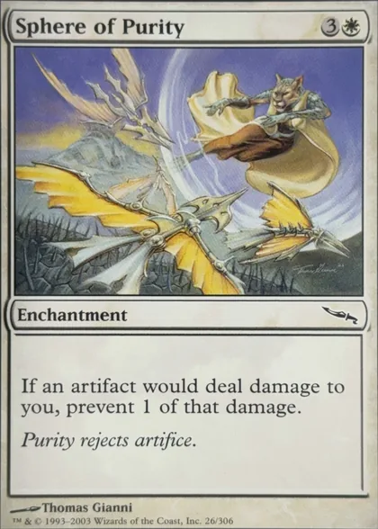 front of card