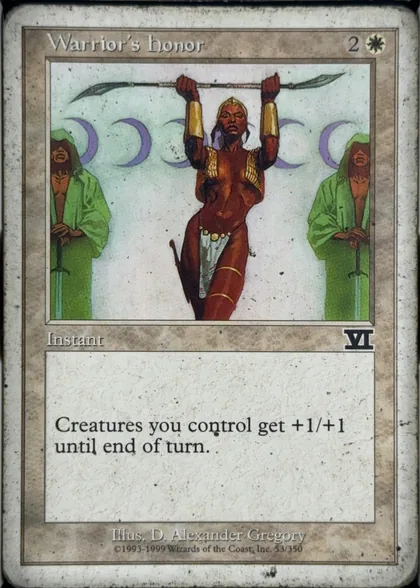 Warrior's Honor front