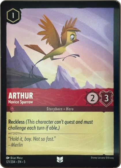 Arthur - Novice Sparrow front