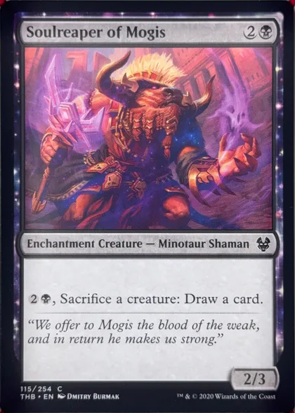 front of card