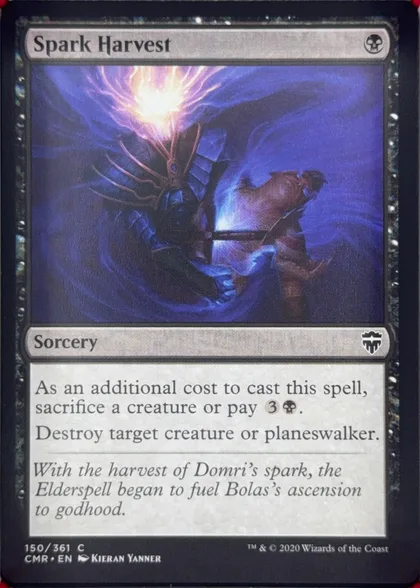 front of card