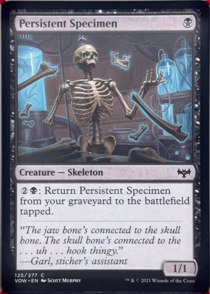 front of card