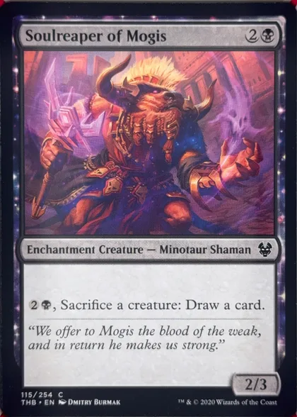 front of card