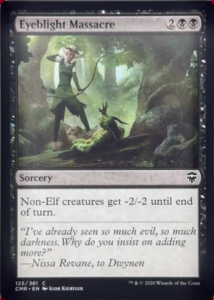front of card