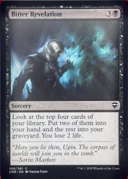 front of card