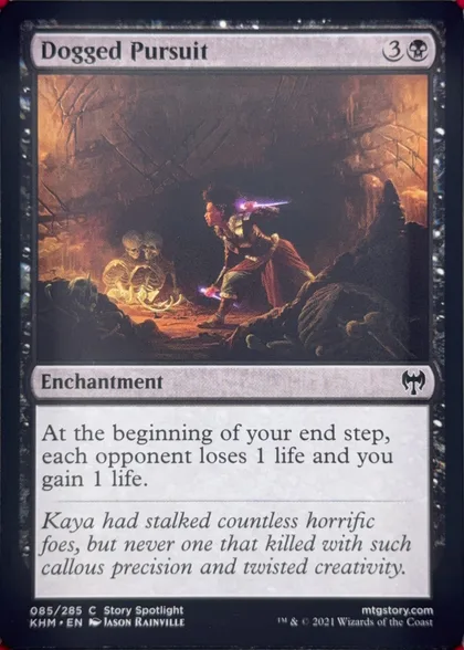 front of card