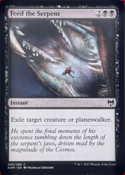 front of card