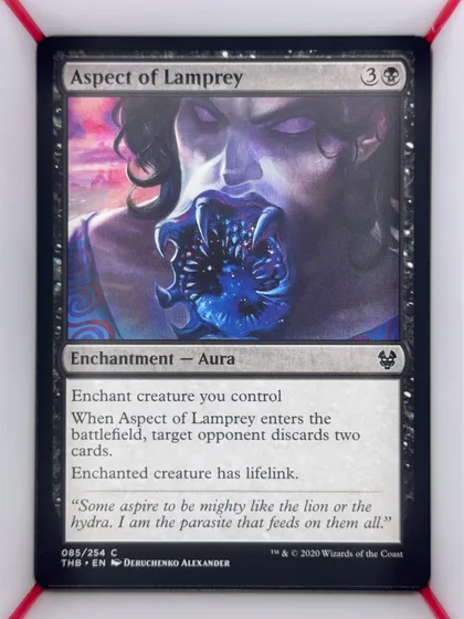 front of card