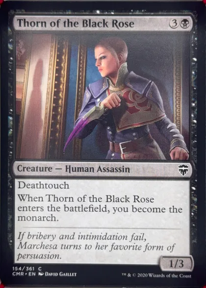 front of card