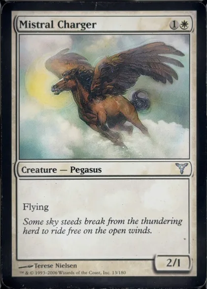 front of card