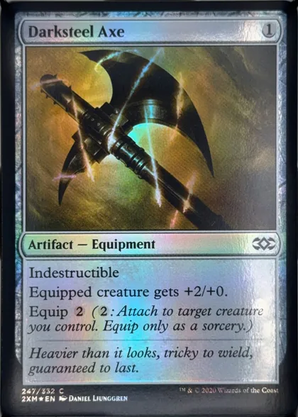 front of card