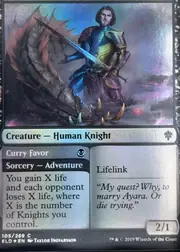 Smitten Swordmaster // Curry Favor front