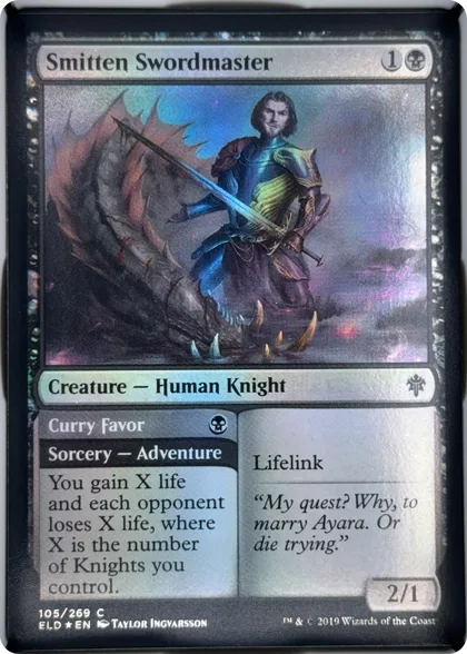 Smitten Swordmaster // Curry Favor front