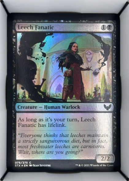 front of card