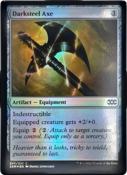 front of card