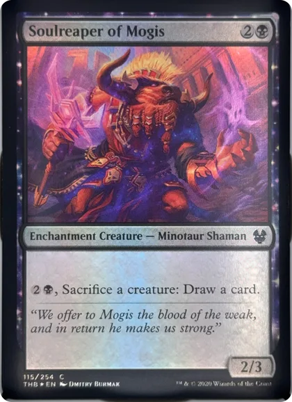 front of card