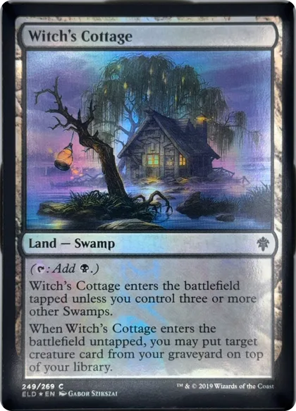 front of card