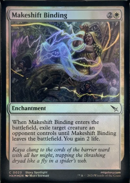 front of card