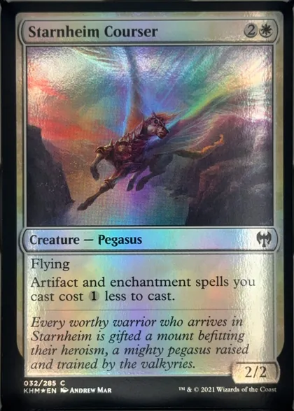 front of card
