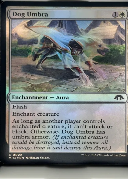 front of card