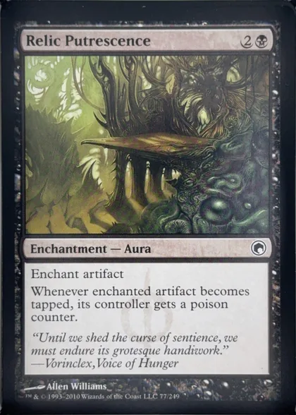 front of card