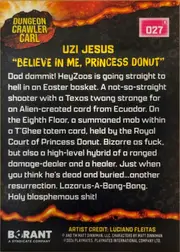 Uzi Jesus back