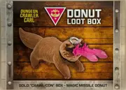 Gold "Crawl Con" Box Magic Missile Donut front
