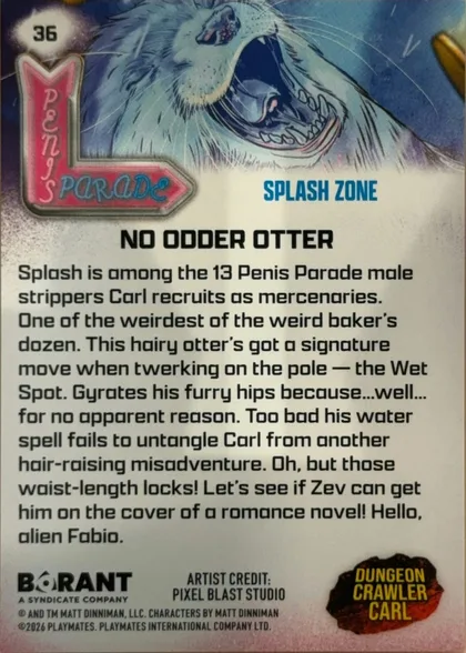 back of card