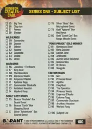 Subject List back