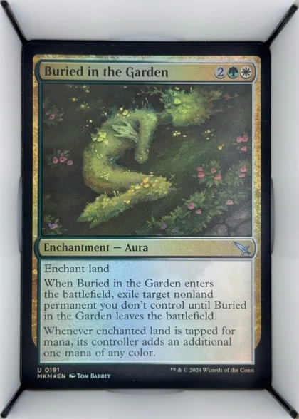 front of card