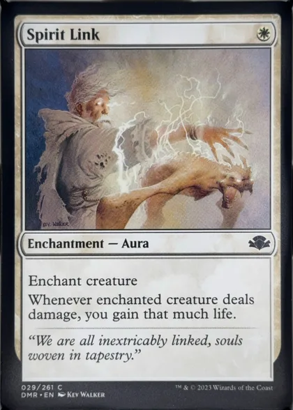 front of card