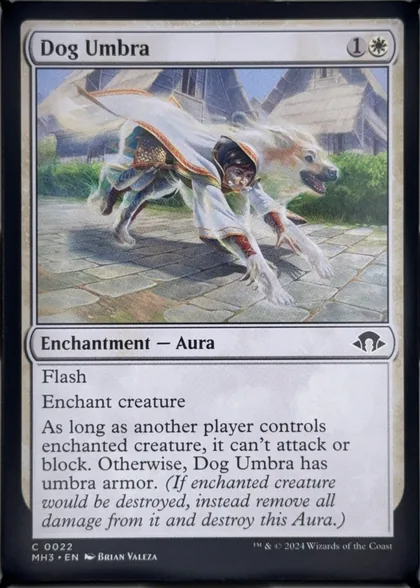 front of card